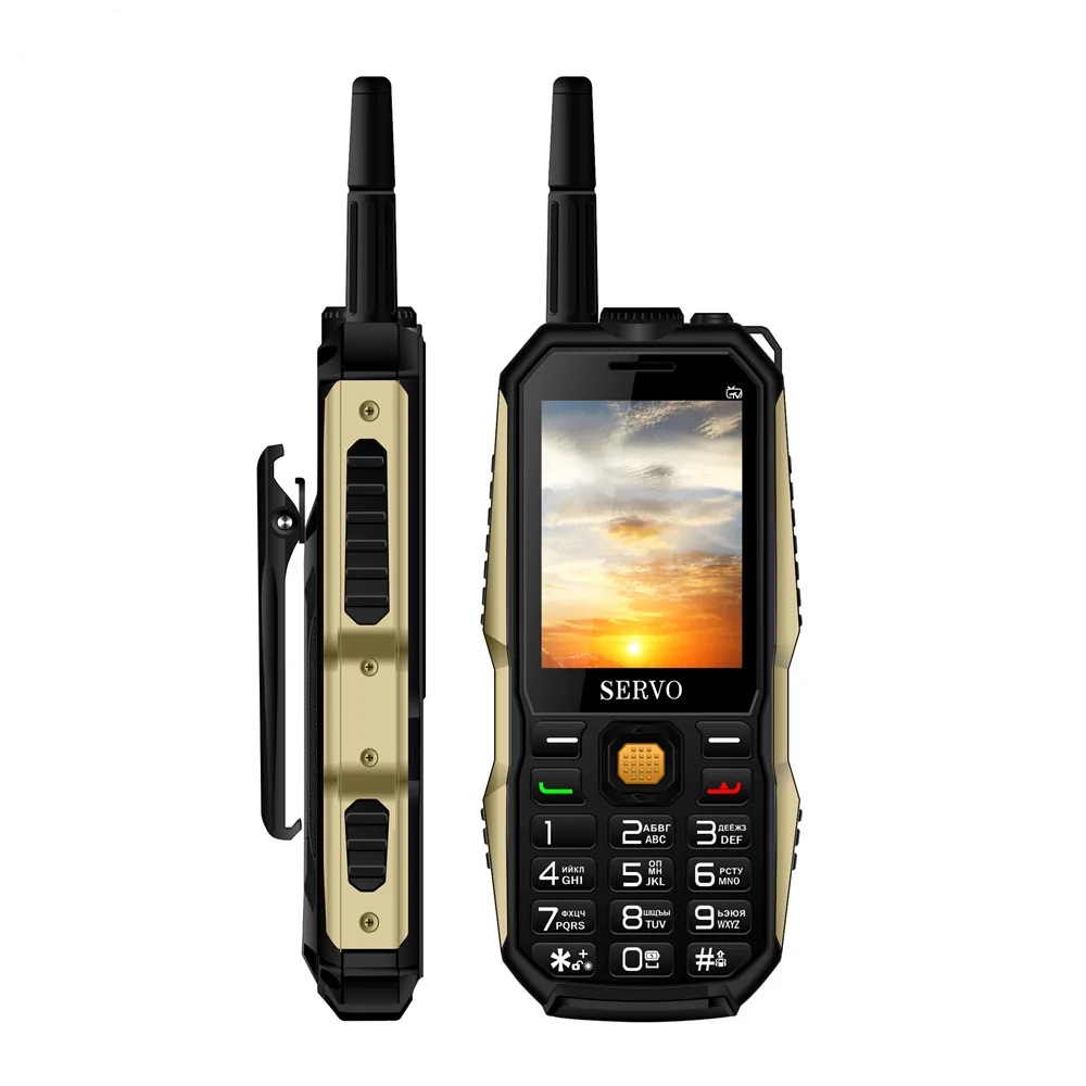 Оригинальный телефон SERVO P20 2 4 &quotQuad Band 3 SIM карты телефона GPRS ТВ голос изменение