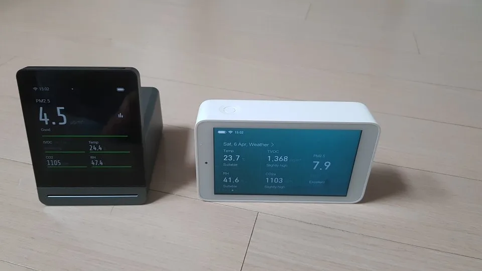 Xiaomi Clear Grass Air Detector 3,1 ''IPS сенсорный экран комплексный монитор PM2.5 управление приложением внутренний наружный монитор воздуха