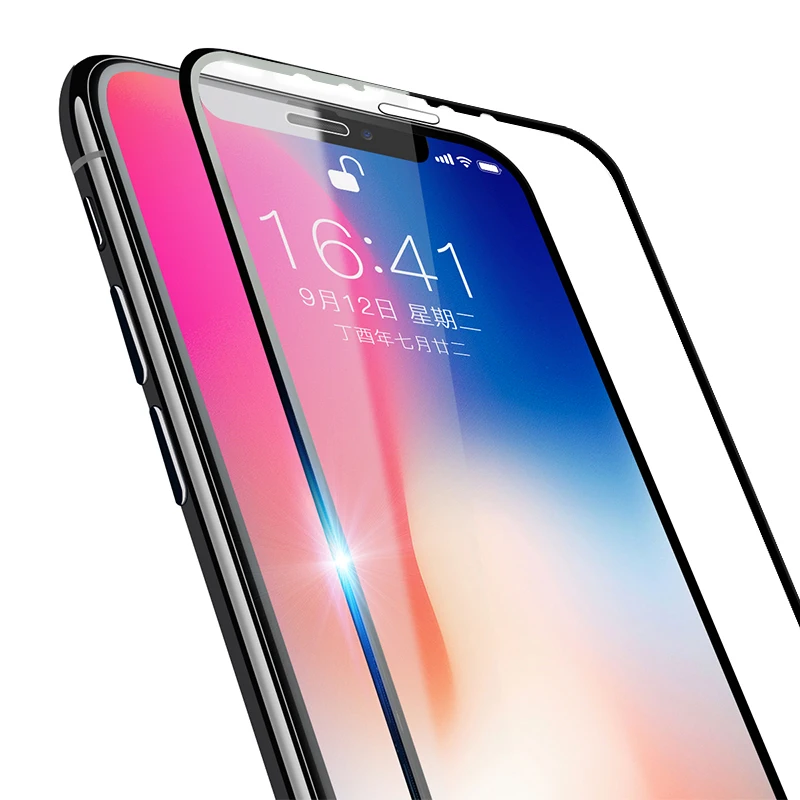 Мягкая защитная пленка для iPhone XS MAX XR X 8 7 6 S Plus Полный Клей ультратонкий протектор