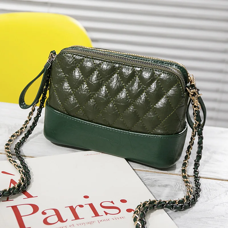 Для женщин Сумки на плечо мода 2018 панелями мешочек для Обувь девочек решетки