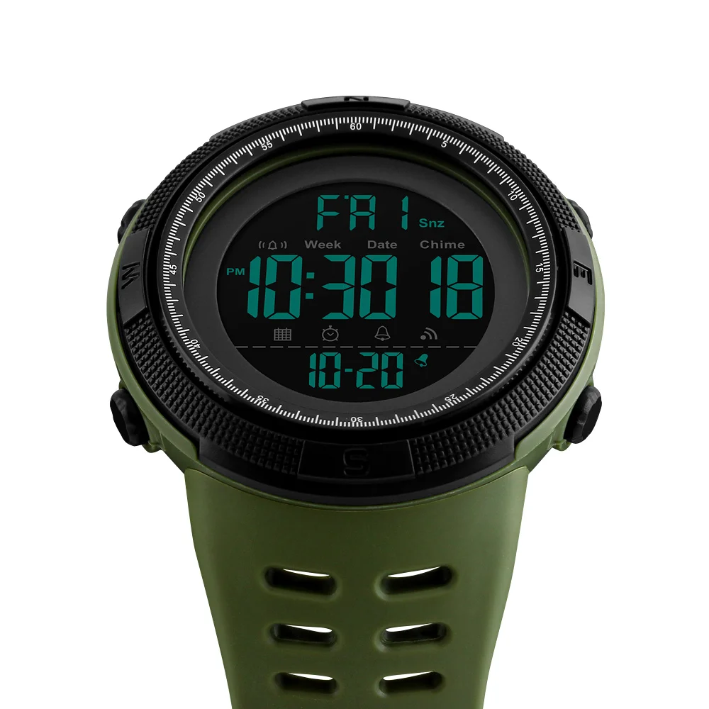 Relogio skmei 1251 мужские спортивные часы бренд Dive 50 м цифровые светодиодные армейские часы мужские электронные модные повседневные наручные часы
