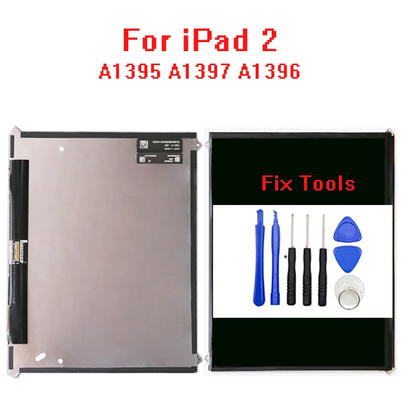 Для iPad 2 2nd A1376 A1395 A1397 A1396 ЖК-экран панель монитор модуль Замена+ сенсорный экран сенсор