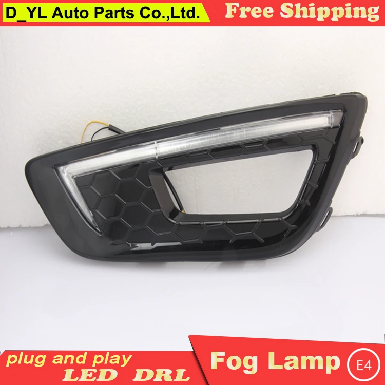 Стайлинг автомобиля дневные ходовые огни для Ford Focus светодиодный DRL 2015-2018 ные