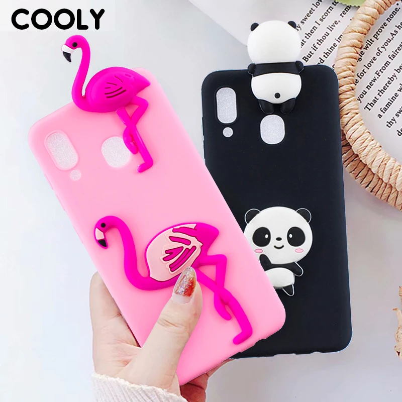 Силиконовый чехол COOLY для Samsung Galaxy A30 A40 A50 A70 чехлы M10 M20 M30 мягкий из ТПУ 3D игрушки