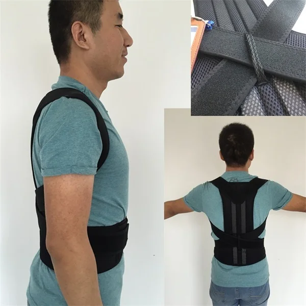 

High quality XXL pain relief double pull posture corrective brace Adjustable Waist Support Posture Corrector