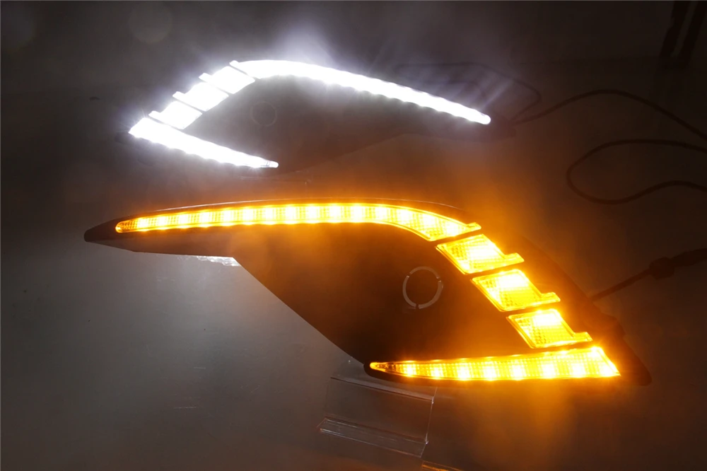 Автомобильная проблесковая дневные ходовые огни светильник светодиодный DRL
