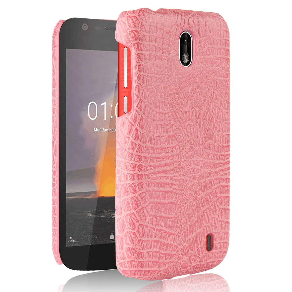 Luxury Crocodile Snake Pattern Leather Case for NoKia 1 Cover Shockproof Hard Shell On For Nokia Phone Cases Fundas Bag |