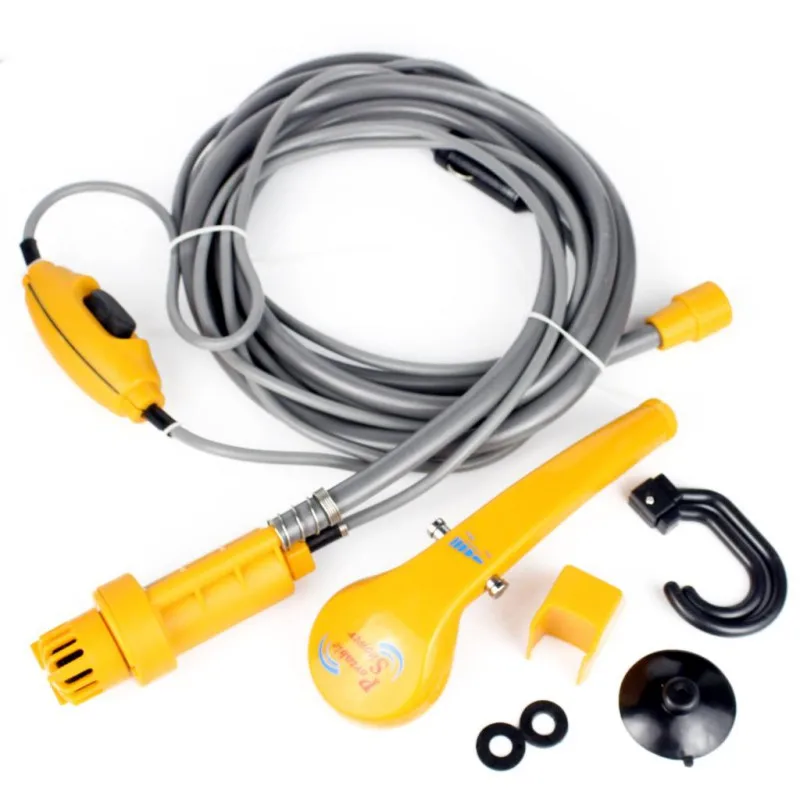 Приятно! Открытый 12V мойка для автомобиля Кемпинг Душ портативный автомобильный