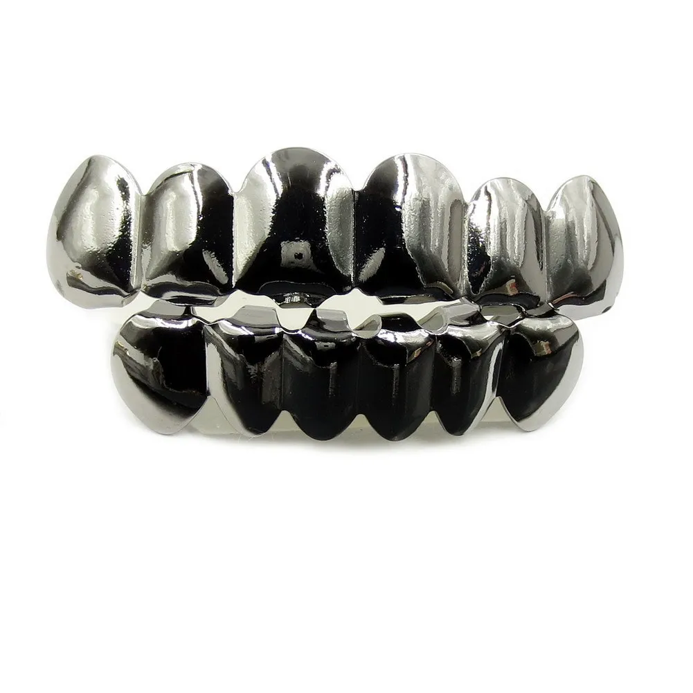 Подвеска для зубов Hey Rapper металлическая накладка верхних и нижних в стиле хип хоп