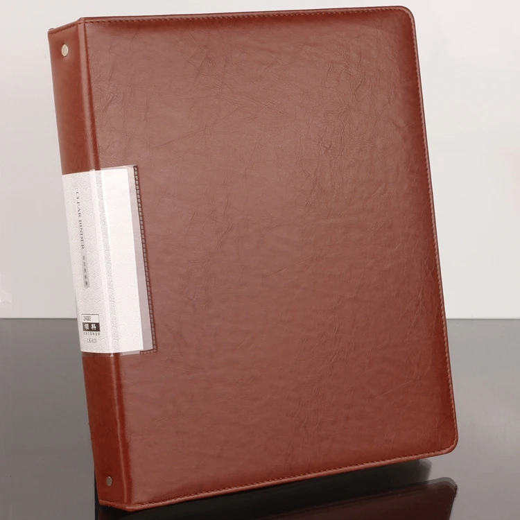 Папка для документов из искусственной кожи A4 папка с 4 отверстиями карман