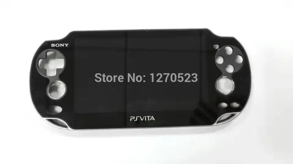 Black Blaca синий и белый wifh рамка для ps vita psvita psv 1 1000 100x ЖК-дисплей с сенсорным экраном цифровой собранный - Цвет: Black