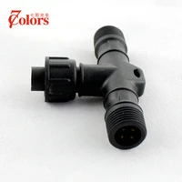 5pcspack 2 pin4pin t connectory connector ip67 waterproof connector for led deck light lamp 2male and 1 female connectors