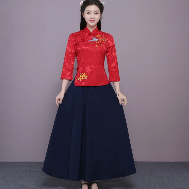 

New Children's Chinese Miss Girl Costume Guzheng Republic of China Princess Dress Female Costume Chinese Ancient Hanfu Clothes