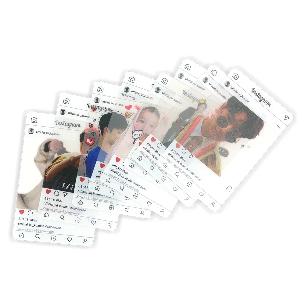 Новый Kang Даниэль Джон Эдди Эдвард прозрачные фотографии чистые открытки Ins