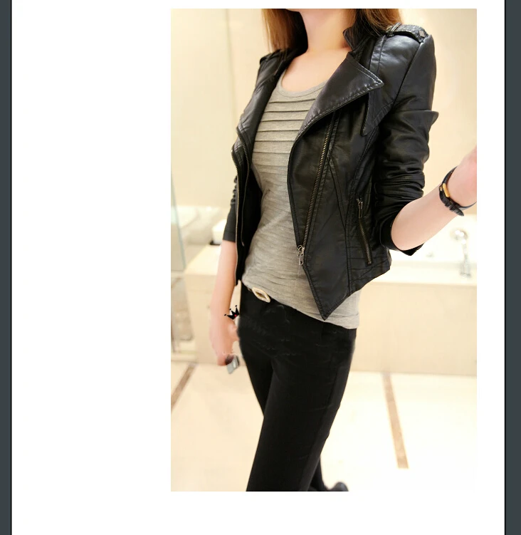 2017 зимняя черная женская кожаная куртка из мягкой кожи кожаное пальто с