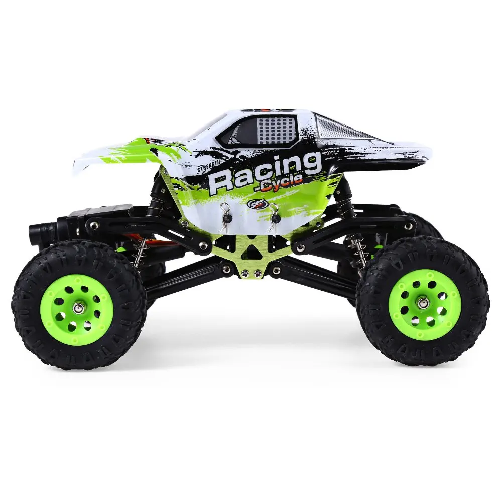 Зеленый Высокоскоростной внедорожник Rock Rover Rock Crawler 24438 rc Автомобиль 2,4G 1:24 4WD внедорожный Электрический альпинистский автомобиль мальчик подарок VS 2098B - Цвет: Зеленый