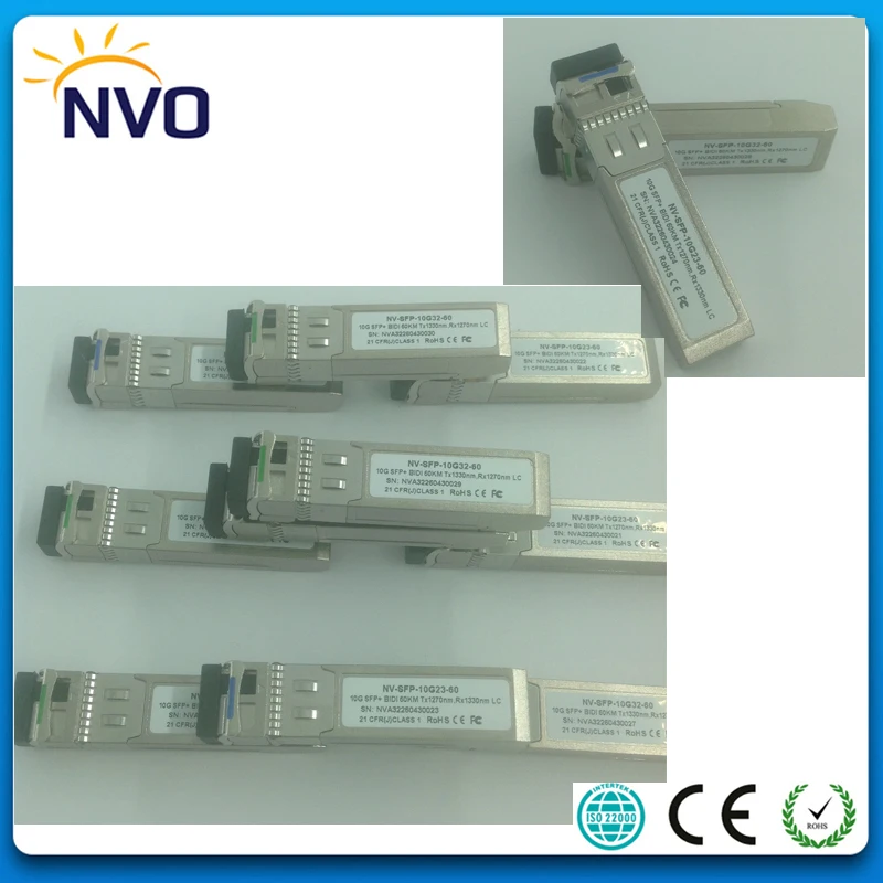 10 Гбит/с 1270/1330nm BIDI SFP + 10G 60км волоконно-оптический модуль трансивер | Мобильные