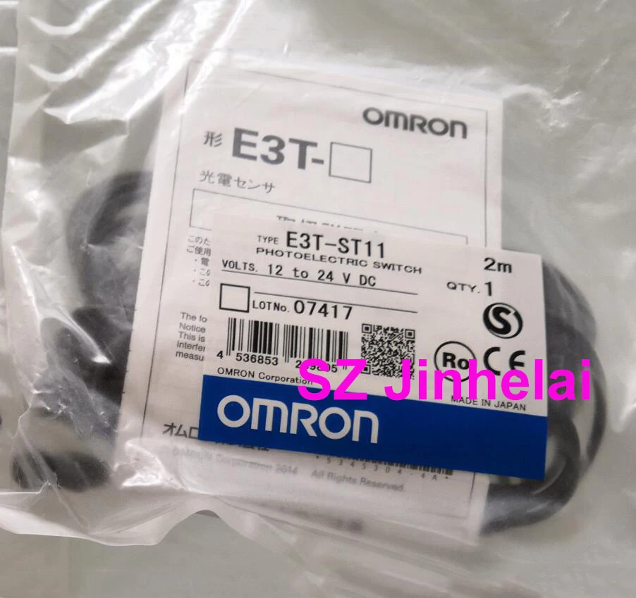 

OMRON E3T-ST11 Authentic original Photoelectric switch 2M 12-24VDC