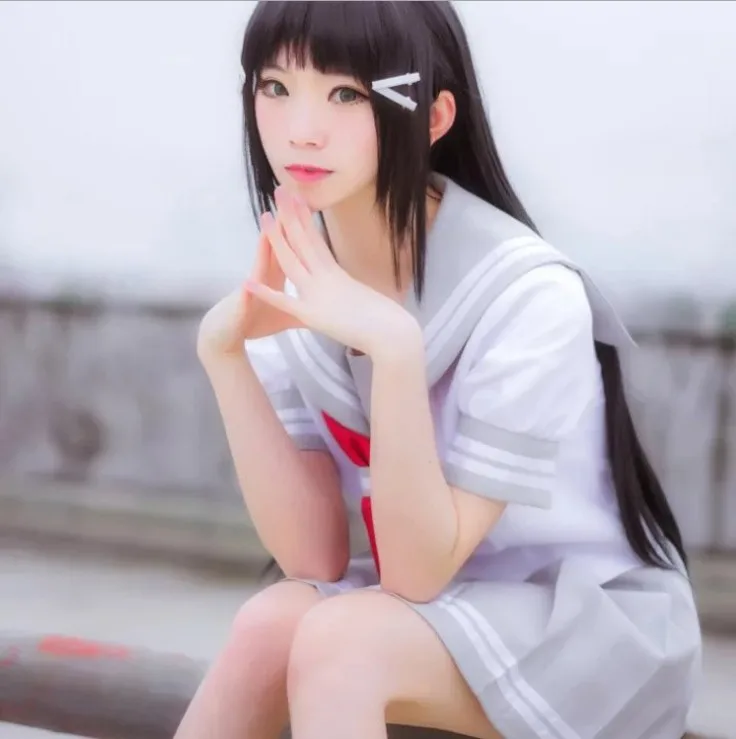 Cosplay Japan Comic Love life Sunshine role Play the clothing High view Chicago girl Seaman uniform Aqours School |
