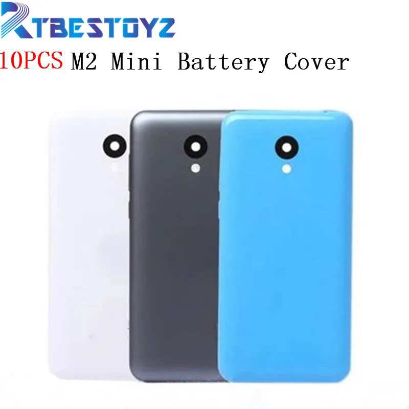 RTBESTOYZ 10 шт./лот Новая задняя крышка аккумулятора для MEIZU M2 Mini Корпус с объективом
