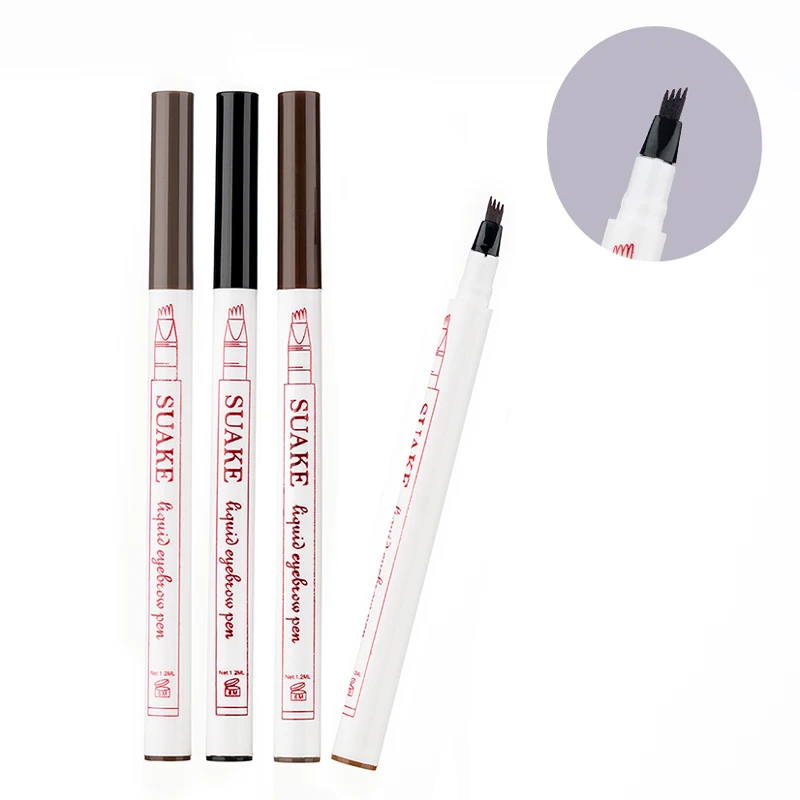 Cocute мануального татуажа бровей карандаш для глаз Pen средства ухода за кожей 4