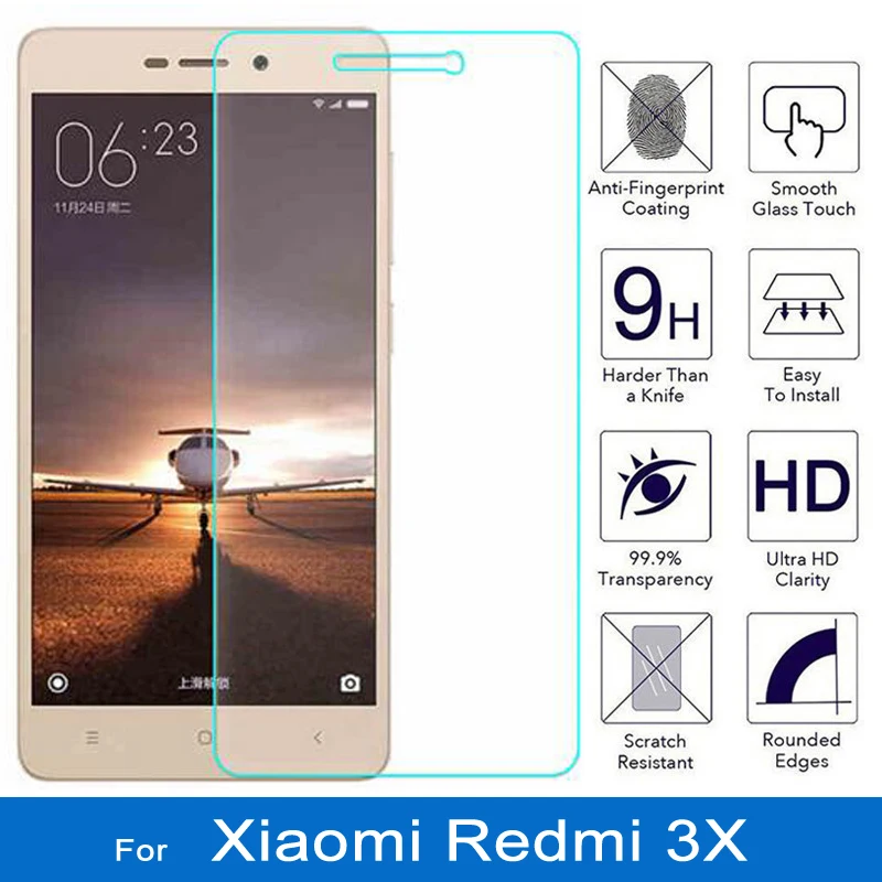 Для Xiaomi Redmi 3X стекло 9H 2.5D HD Закаленное Защитная пленка для телефона Xaomi 3 X защита