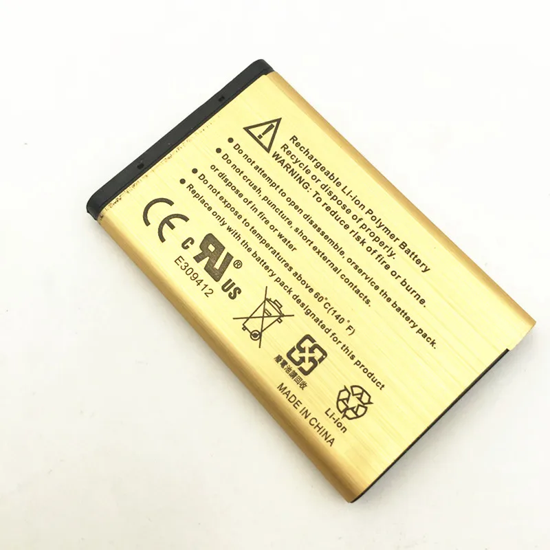 2 предмета в комплекте, для Nokia BL-5C Батарея литий Перезаряжаемые батареи 2450 мАч 1112 1208 1600 1100 1101 n70 n71 n72 n91 e60 заменить BL-4C