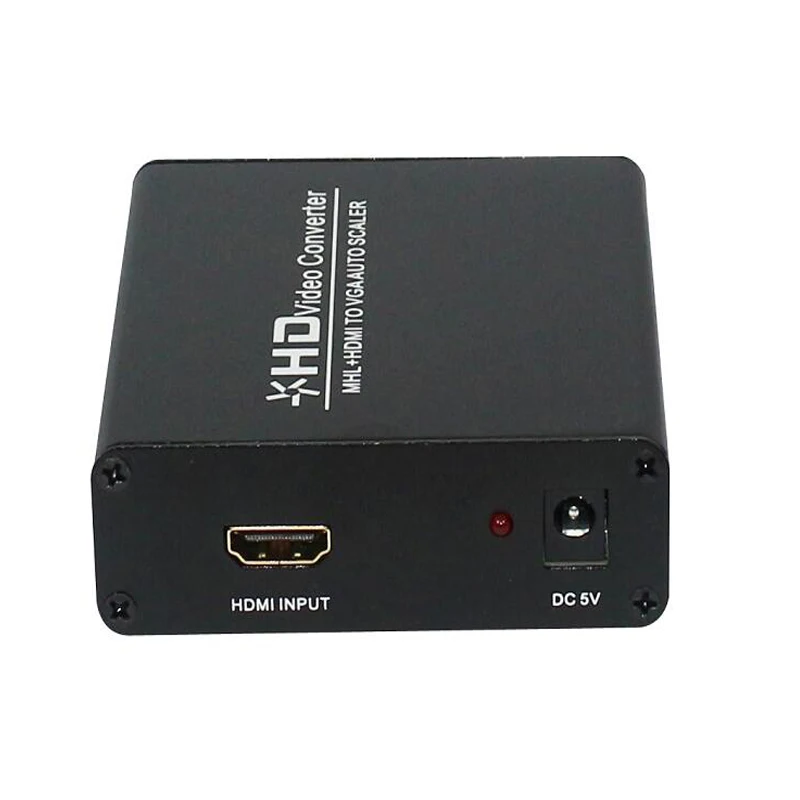 Конвертер HDMI VGA 1080 p HDMI к VGA скалер конвертер для PS4 pro apple tv Google хром ПК ноутбук