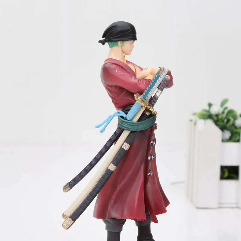 Аниме one piece Figure Roronoa Зоро фигурка битва Версия ренгоку онигири Зоро ПВХ модель куклы 13-26 см игрушки