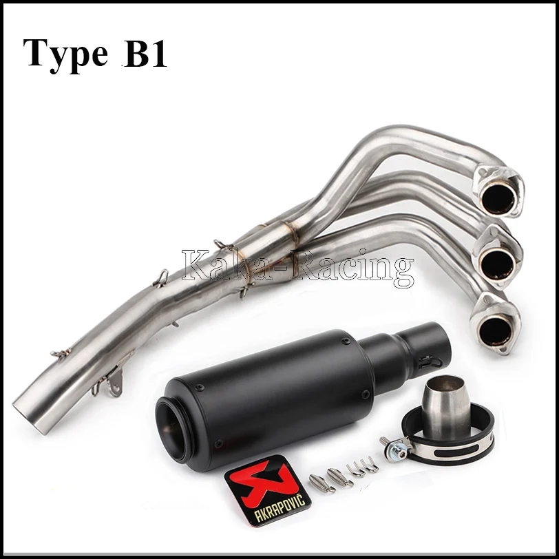 Для Yamaha MT09 FZ09 мотоцикл Akrapovic глушитель полная система без шнуровки передняя Труба