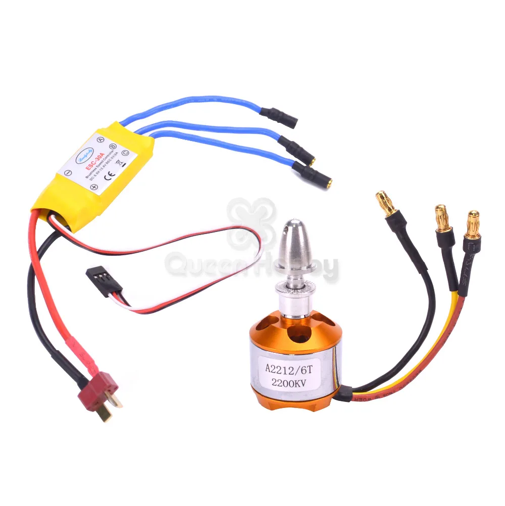 XXD A2212 2212 2200KV мотор 30A ESC 6035 пропеллеры 9g Servo высокоскоростные наборы для крепления