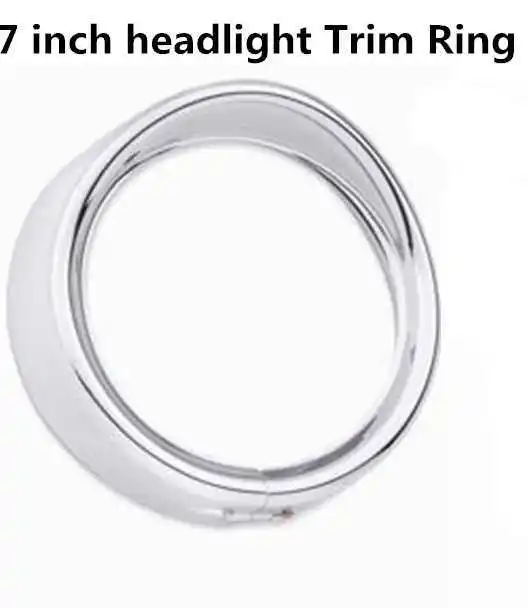 

Harley Touring Road King Electra Glide Softail 7 '4,5' Светодиодная Крышка Фары Мотоцикла Защитная Рамка Индикатора Света