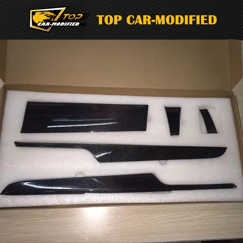 

Free shipping Carbon Fiber Interior Dashboard Trim Cover for Porsche Macan 2015,100% carbon fiber interior trim
