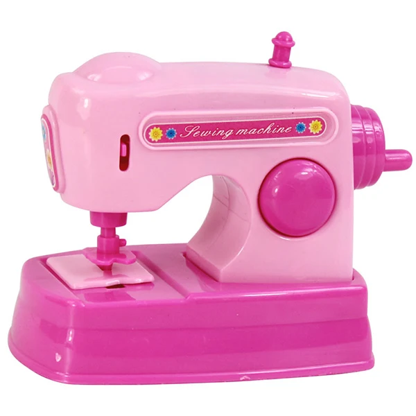 sewing machine Детские ролевые игры кухонные игрушки Розовые бытовые приборы тостер пылесос плита Соковыжималка Блендер игрушка для детей игрушки для девочек - Цвет: sewing machine