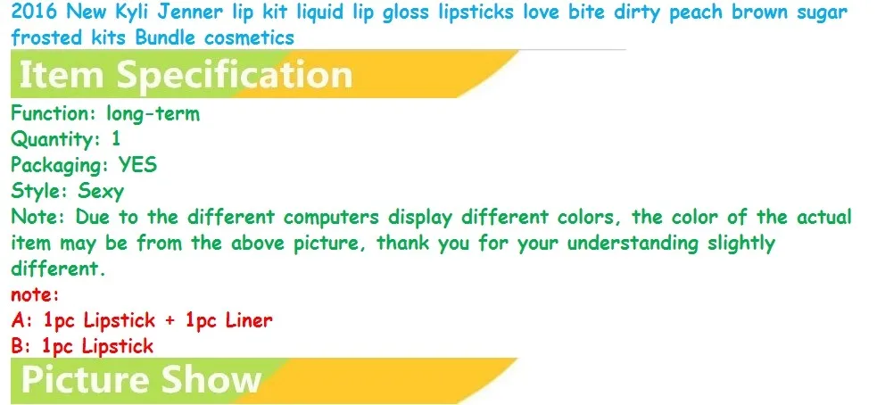 hot new KYLIE matte lipstick+lips pencil makeup lasting waterproof liquid lip gloss kilie lipstick kyliejenner lip