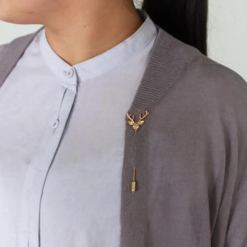 Корейская версия броши в стиле ретро Мужская маленькая брошь виде костюма