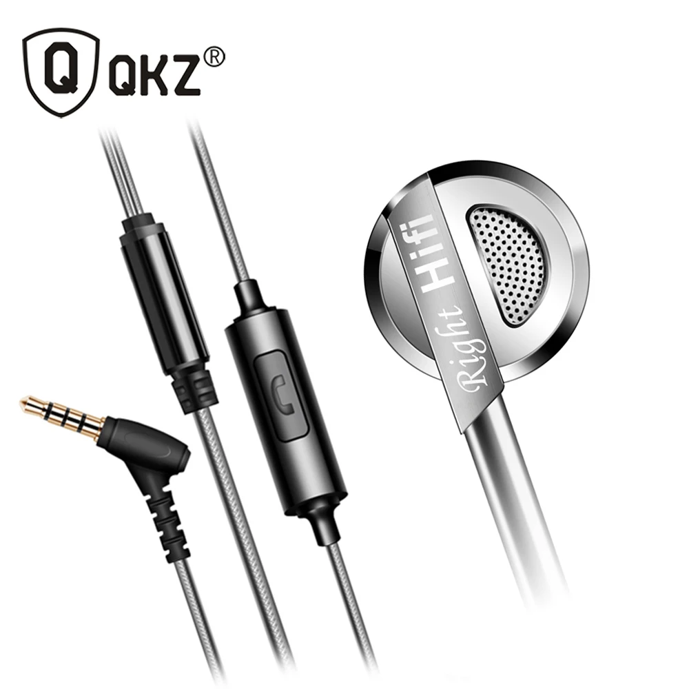 Наушники QKZ DM9 из цинкового сплава HiFi наушники вкладыши fone de ouvido гарнитура auriculares