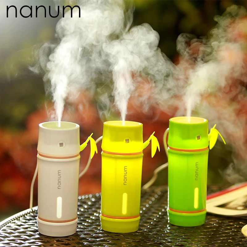 

Car Humidifier USB Aroma Essential Oil Diffuser Ultrasonic Cool Mist 130ML Bamboo Humidifiers Air Purifier for Office Home