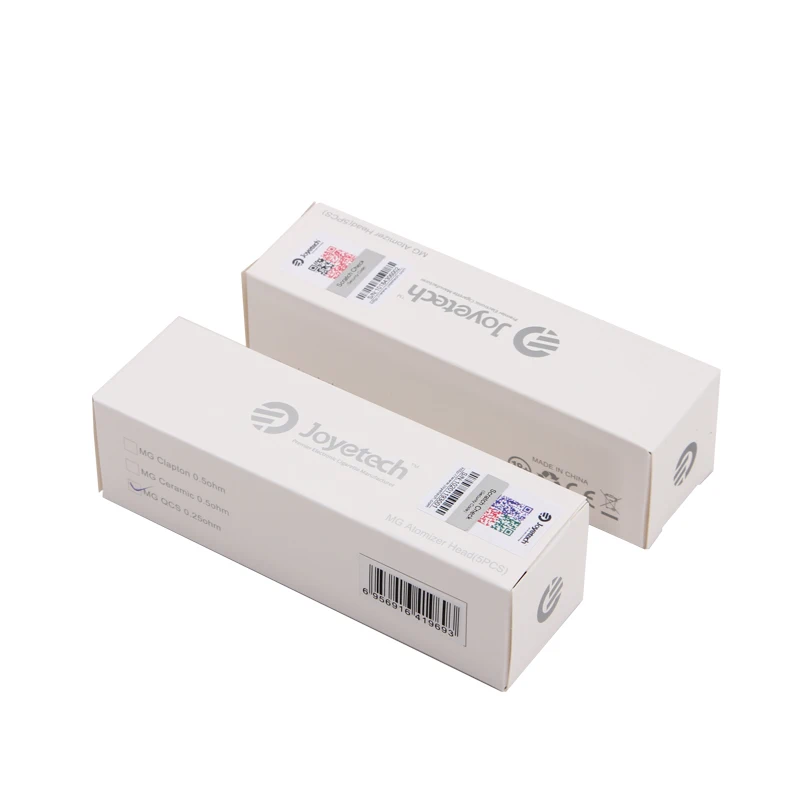 Оригинальная катушка Joyetech MG ceramic 0.5ohm/MG Clapton QCS 0.25ohm для распылителя Ultimo 5 шт./лот|ceramic