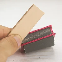 diy leather craft hand polish tool sand paper fixed machine