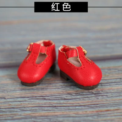 Кукла-кукла blyth обувь для куклы DODO OB11 - Цвет: red