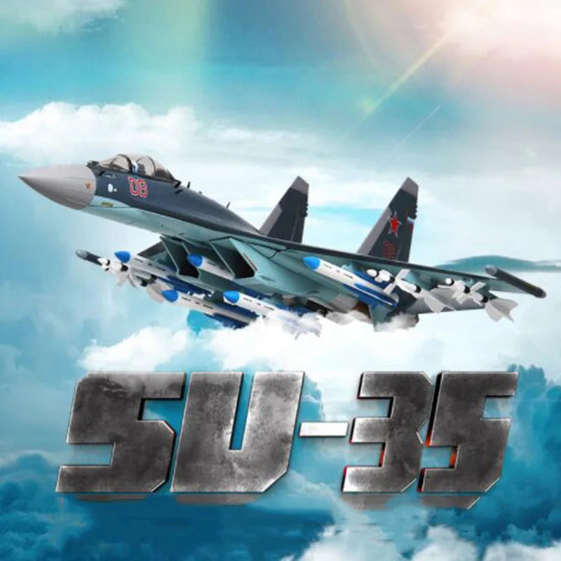 

1/48 Scale Russia Airplane Soviet Union Navy Army Su35 Su-35 Fighter Aircraft Models Adult Children Toys F Display Collections