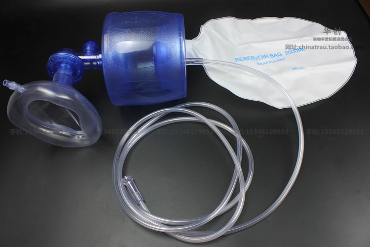

Medical first aid silica gel respirator air bag with denture