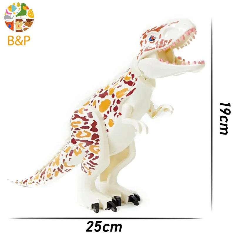 TS8000 бурный динозавр Indominus Rex Breako Юрского периода Модель кирпича строительные