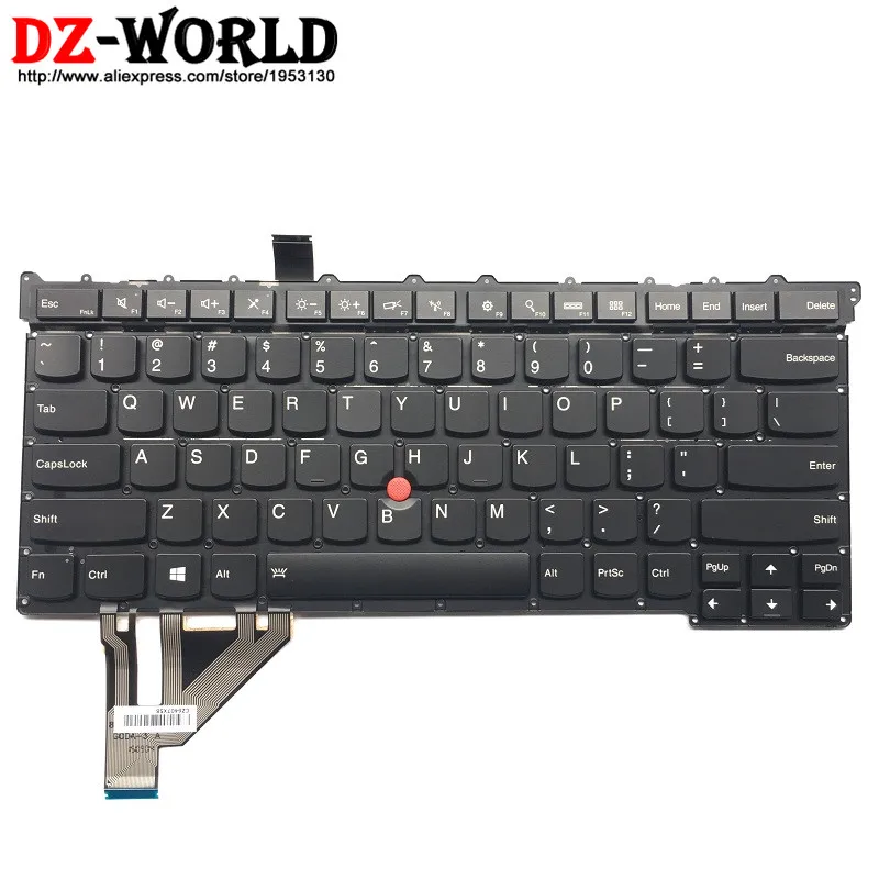 Клавиатура с подсветкой для Lenovo Thinkpad X1 Carbon 3rd Gen 20BS 20BT Оригинальная клавиатура на