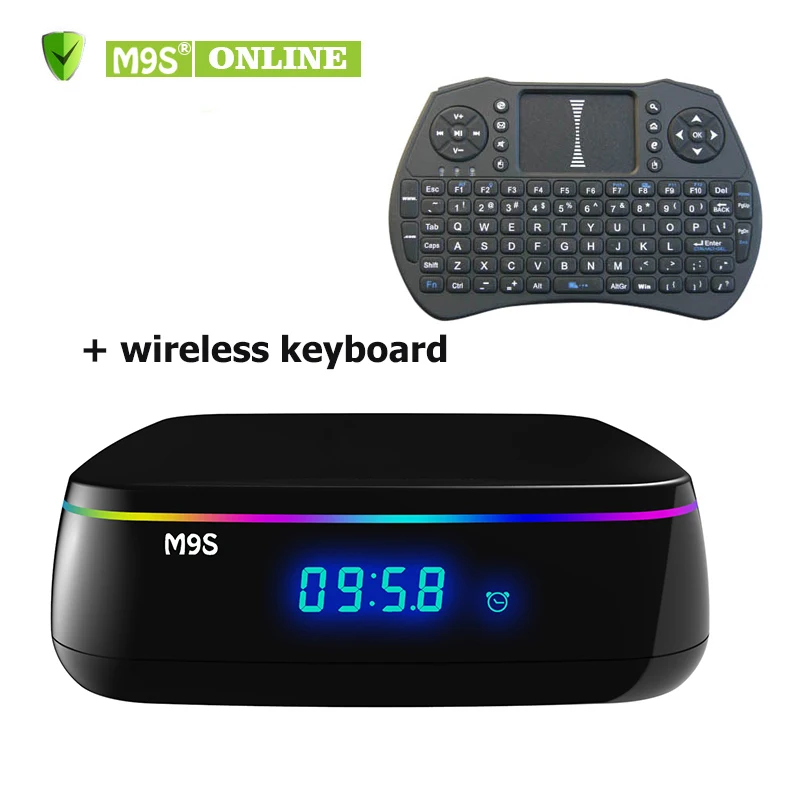 M9S MIX Amlogic S912 Восьмиядерный 2G 16G Android6.0 медиаплеер Bluetooth двойной Wifi Поддержка 4K Smart OTT