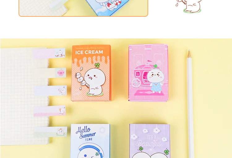 Трава Прекрасный милый 6 складной Блокнот N Times Sticky Notes memo закладки для блокнота подарочные канцелярские товары