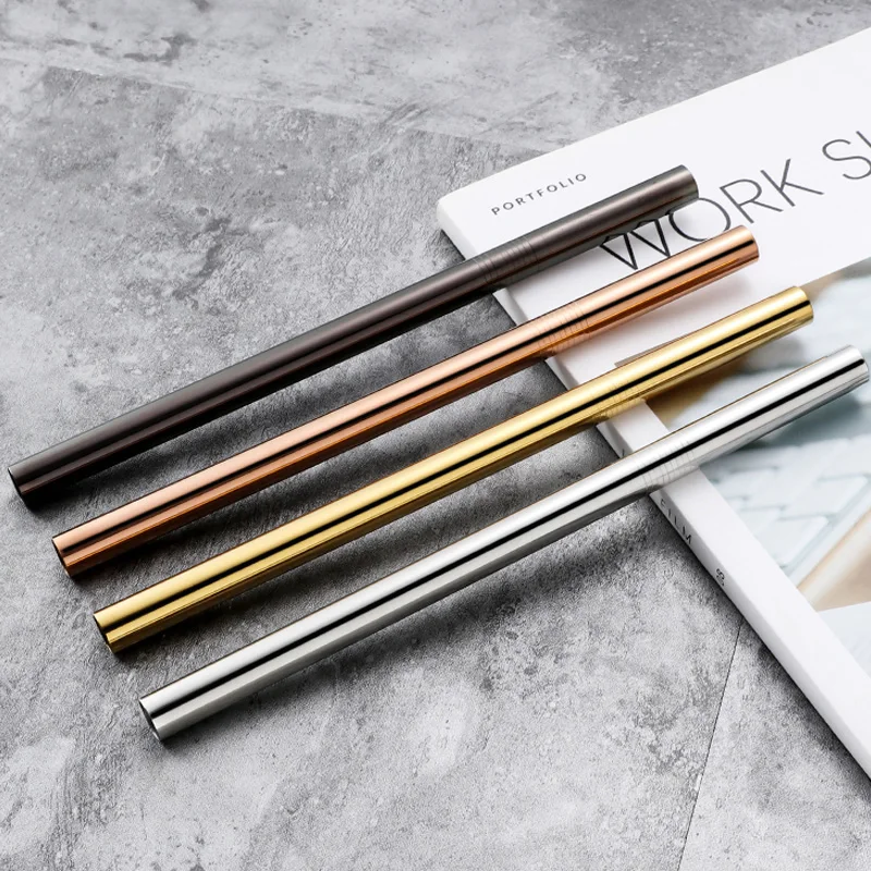 2Pcs Reusable Drinking Straw High Quality 304 Stainless Steel Metal with Cleaner Brush For Mugs 20/30oz | Дом и сад