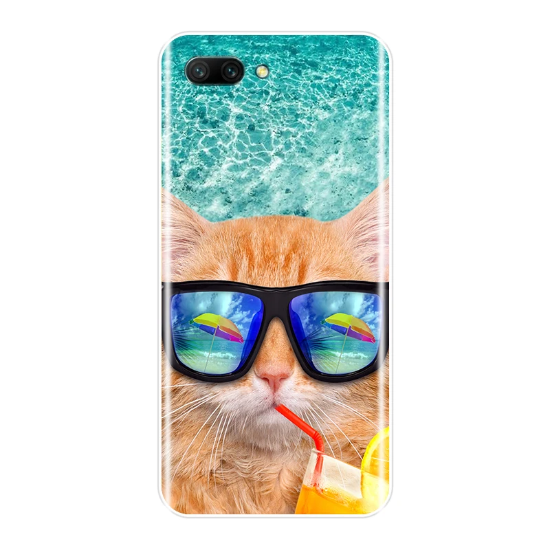 Силиконовый чехол для Huawei Honor 10 9 8 7 Lite с милым рисунком мягкий 8X MAX 7S 7X 7A 7C Pro