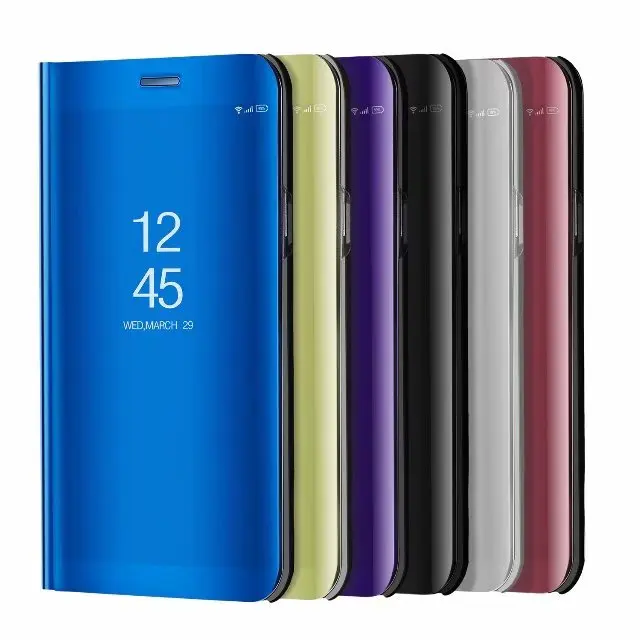 Чехол для Huawei P умный чехол FIG LX1 L21 флип окошко покрытие зеркальная подставка